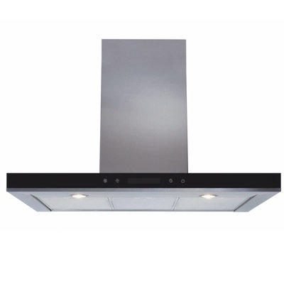 SIA 90cm Stainless Steel Linear Touch Control Kitchen Cooker Hood ...