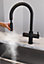 SIA BWT33BL Black 3-in-1 Hot Water Tap With Tank & Filter