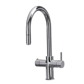SIA BWT33CH Chrome 3-in-1 Hot Water Tap With Tank & Filter