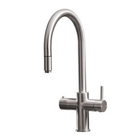 SIA BWT33NI Brushed Nickel 3-in-1 Hot Water Tap With Tank & Filter