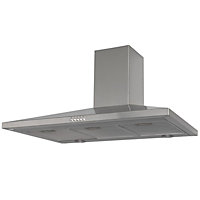 SIA CHL100SS 100cm Stainless Steel Chimney Cooker Hood Kitchen Extractor Fan