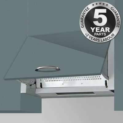 SIA INT60SS 60cm Silver Integrated Built In Cooker Hood Kitchen ...