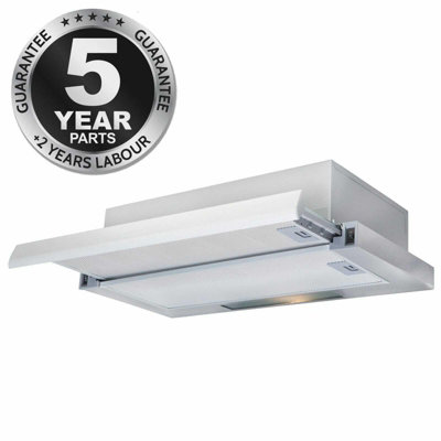 SIA TSH60SS 60cm Stainless Steel Telescopic Integrated Cooker Hood ...