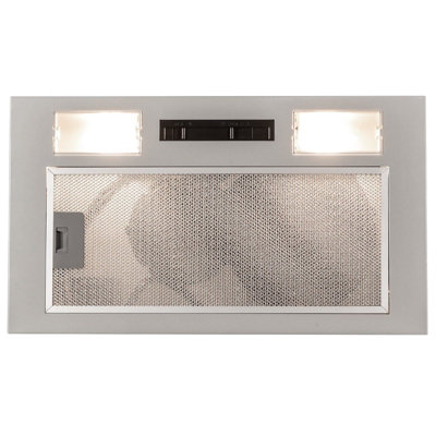 SIA UC52SI 52cm Built In Cupboard Kitchen Canopy Cooker Hood Extractor Fan