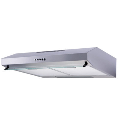 SIA VSR60SS 60cm Stainless Steel Visor Cooker Hood Kitchen Extractor
