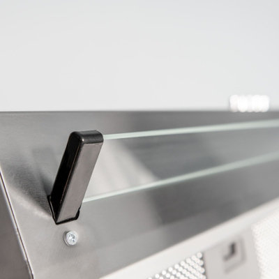 SIA VSR60SS 60cm Stainless Steel Visor Cooker Hood Kitchen Extractor Fan