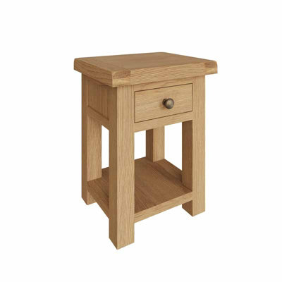 Side Cabinet - Pine/Plywood/MDF - L42 x W33 x H60 cm - Medium Oak