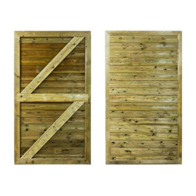 Side Gate - Premium Horizontal Tongue And Groove (1200mm x 1000mm, Left side hinge, Without capping)