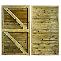 Side Gate - Premium Horizontal Tongue And Groove (1800mm x 1050mm, Right side hinge, Without capping)