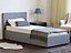 Side Lift Ottoman Bed King Size Bed Frame With Under Bed Storage
