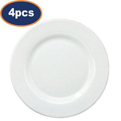Side Plate 20.5cm White Dessert Plate Glass Zenix Intensity Durable ...