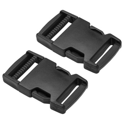 Side Release Buckles Clips for 25 mm / 1 inch Webbing Strap, Squeeze ...
