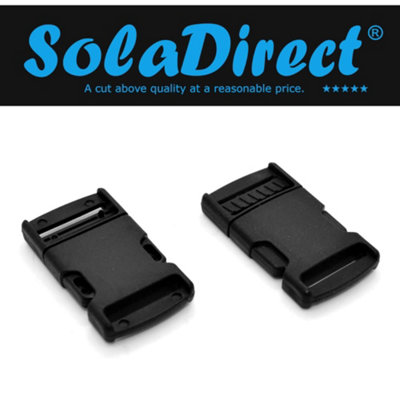 Side Release Buckles Clips for 50 mm / 2 in Webbing, Luggage, Back Pack ...
