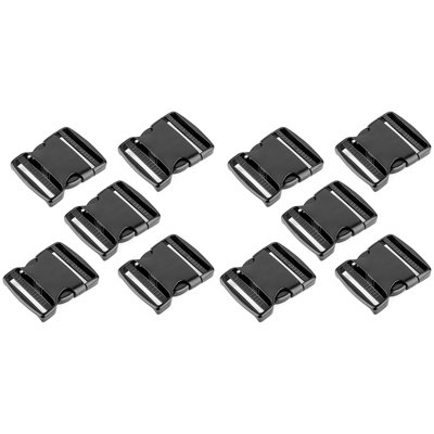 Side Release Buckles Clips for 50 mm / 2 inch Webbing Strap, Squeeze ...