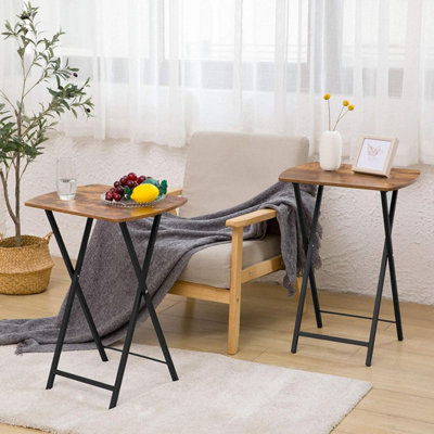 Small folding deals snack table