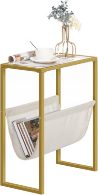 Skinny gold on sale side table