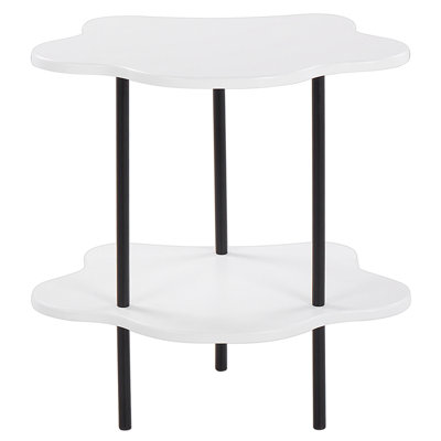 Side Table White and Black CLOUD