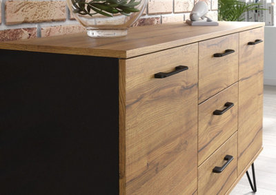 Oak sideboard 120cm wide discount