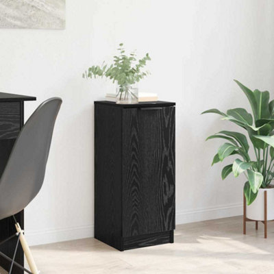 Sideboard Black oak 30 x 30 x 70 cm Engineered wood