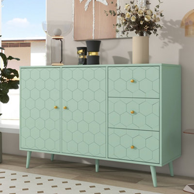 Green sideboard deals cabinet