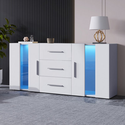 Colorful buffet clearance cabinet