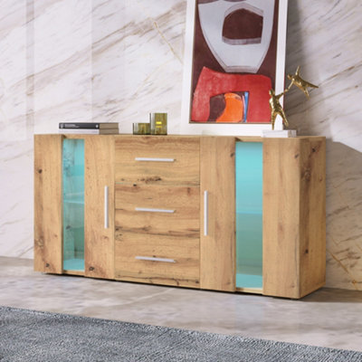 Sideboard Dresser Storage Cupboard Unit TV Cabinet with 16 Colors