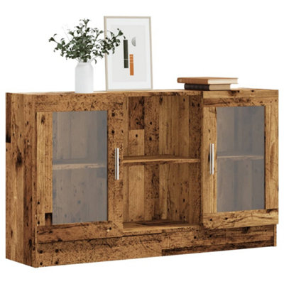 Sideboard Old Wood 120x30.5x70 cm Engineered Wood