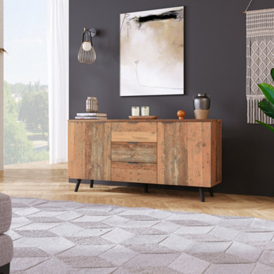 Brown living discount room storage cabinet