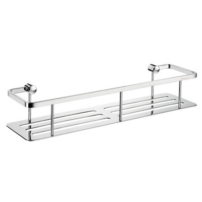 SIDELINE - Design Shower Basket in Polished Chrome and Solid Brass Construction