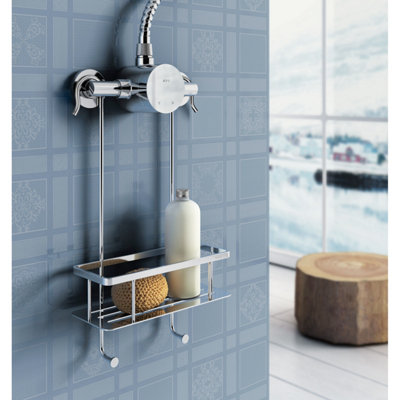 SIDELINE - Shower Basket for Shower Mixer in Polished Chrome