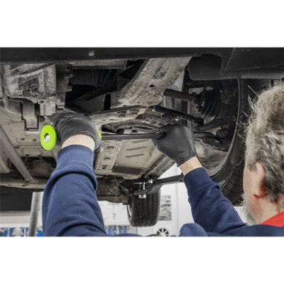 Siegen S01154 Heavy-Duty Pry Bar – 900mm (35.4") Length, 25° Angle, Lifetime Warranty