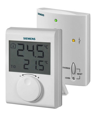 Siemens RDH100RF/SET Wireless Room Thermostat & Receiver