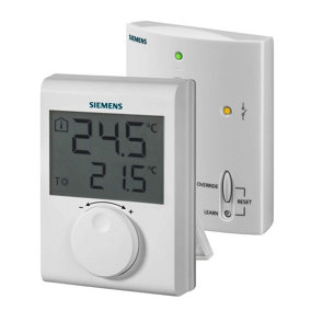 Siemens RDH100RF/SET Wireless Room Thermostat & Receiver