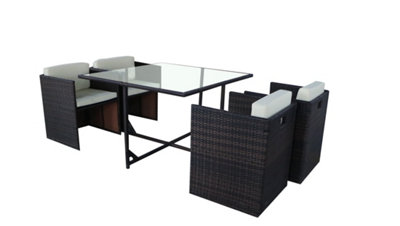 Cubic 5 deals piece dining set