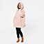 Sienna Hoodie Blanket Oversized Ultra Plush Sherpa Wearable, Kids - Blush Pink