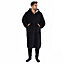 Sienna Long Hoodie Blanket Soft Sherpa Fleece Oversized Sweatshirt - Black