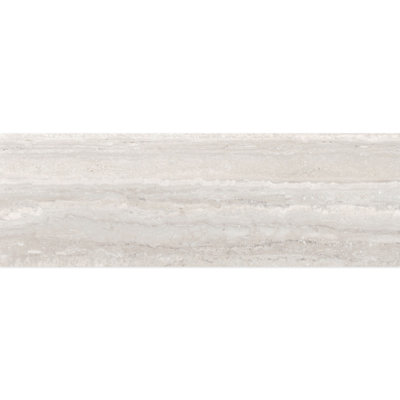 Sierra Matt Ceramic Beige Stone Travertine Wall Tile, Box of 15, (L)900mm (W)300mm