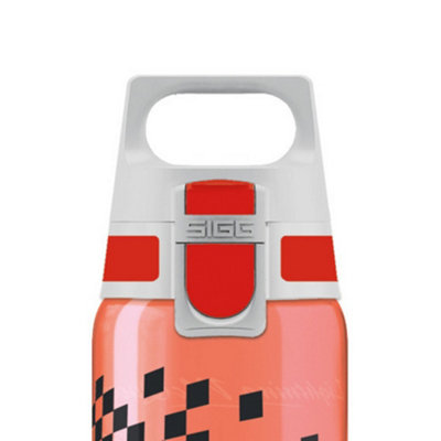 Sigg 8563 Kids' Cars Design Drinking Bottle - 14 Oz Aluminum Water Bottle, BPA-Free & Leakproof