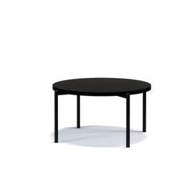 Sigma A Coffee Table in Black Matt - Modern Elegance Meets Versatility - W840mm x H430mm x D840mm