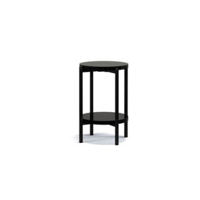 Sigma D Coffee Side Table in Black Gloss - Compact Elegance for Modern Spaces - W440mm x H610mm x D440mm
