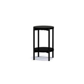 Sigma D Coffee Side Table in Black Matt - Compact Elegance for Modern Spaces - W440mm x H610mm x D440mm