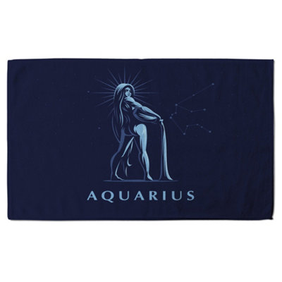 Sign of the zodiac aquarius (bath towel) / Default Title Price Comparisons | Compare The Build