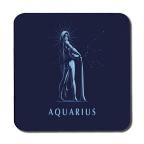 Sign of the zodiac aquarius (coaster) / Default Title