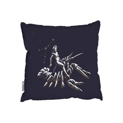 Sign of the zodiac cancer (cushion) / 45cm x 45cm