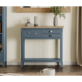 Signature Blue - Reclaimed Small Console Table