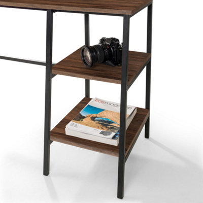 Signature Camden Desk in Black and Walnut