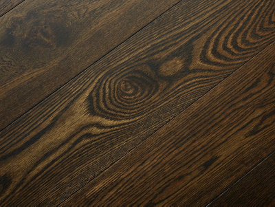 Signature Collection French Oak 14/3 x 190 x 1900 Brushed Dark Earth Stained and UV Oiled