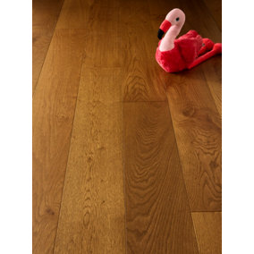 Signature Collection Lowland Oak 20/6 x 190 x 1900 Character Grade Smoked Stain,Brushedand UV Oiled