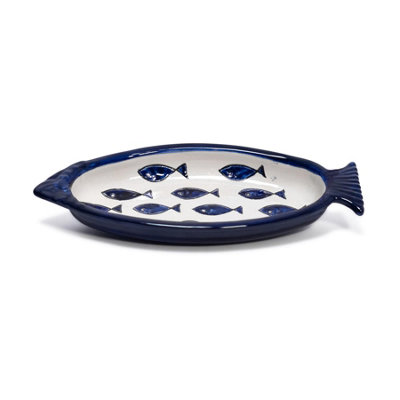 Fish shaped serving dish sale