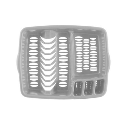 SIGNATURE PLAIN DISH RACK PLATINUM (ONE SIZE)